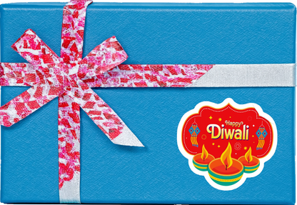 Smeeps Happy Diwali Sticker – 8.13 x 8.89 cm Decorative Lantern & Diya Festive Vinyl Decal | Waterproof & UV-Resistant Deepavali Sticker for Gifts & Decorations