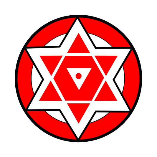 Smeeps Janasena Party Logo Sticker – 10.16 cm (4 Inch) Round Political Vinyl Decal | Waterproof UV Resistant Car & Bike Sticker