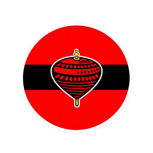 Smeeps MDMK Party Symbol Sticker – 10.16 cm (4 Inch) Round Car & Bike Vinyl Decal | Waterproof UV Resistant Political Design