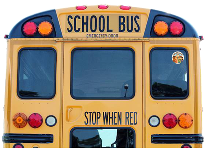 Smeeps Kids on Board Sticker – 13.97 x 13.97 cm | Colorful School Theme with Happy Children for School Buses