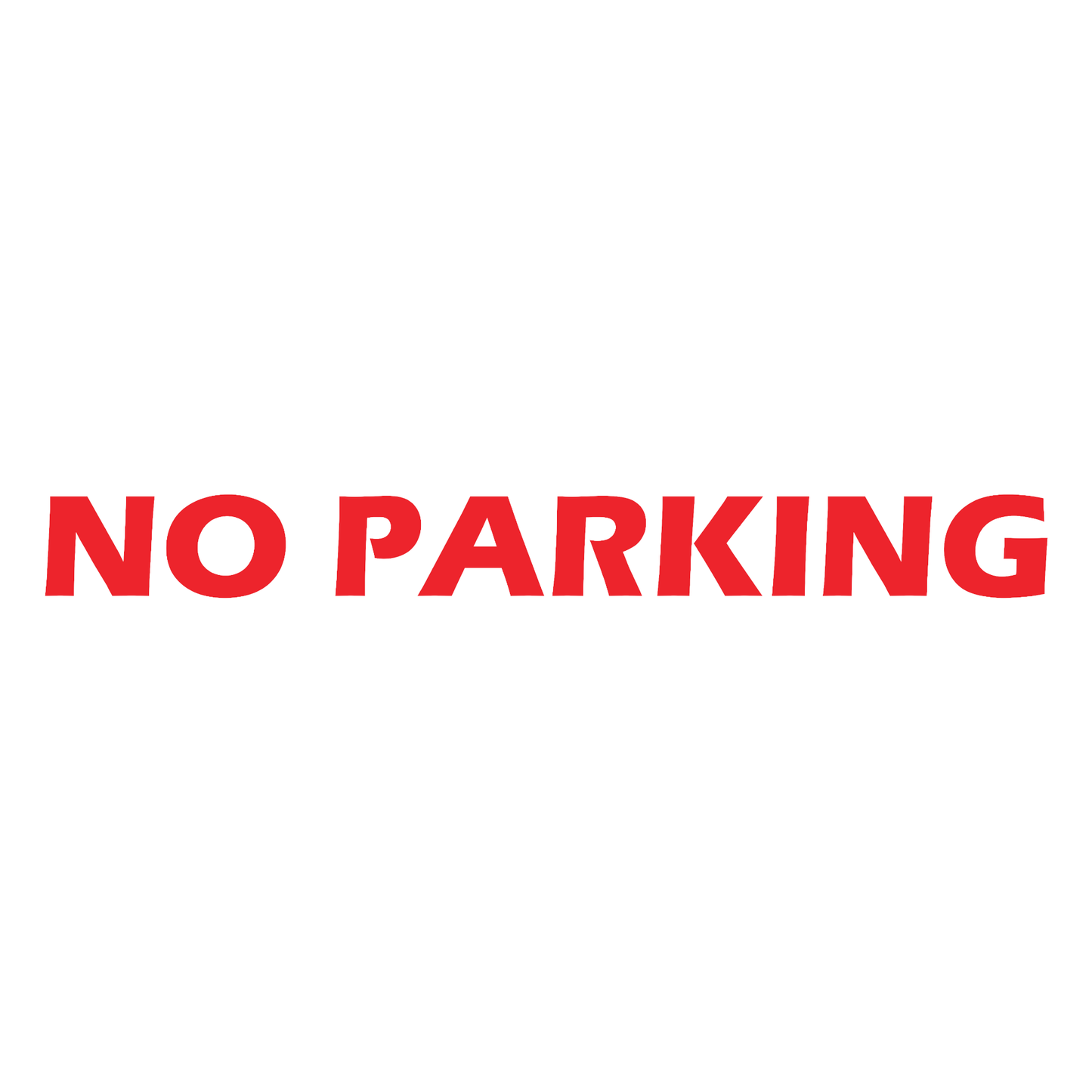 Smeeps NO PARKING Sticker – 29.2 x 3 cm Bold Red Warning Decal | Outdoor Vinyl | Waterproof & Fade-Resistant