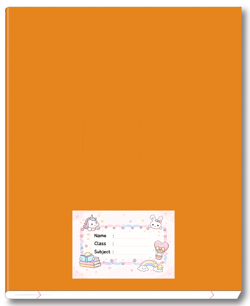Smeeps Cute Unicorn & Bunny School Name Labels Sticker – 7.62 × 5.08 cm (3 × 2 Inch) Personalized Writable Notebook Labels for Kids | Pastel Kawaii Theme Sticker Pack of 10