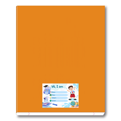 Smeeps Kids School Name Labels Sticker – 7.62 × 5.08 cm (3 × 2 Inch) Personalized Writable Notebook Labels for Students | Cute Cartoon School Stickers Pack of 10