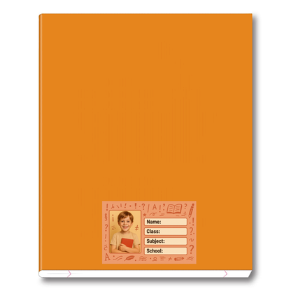 Smeeps Personalized School Book Label – Custom Photo Name Sticker for Kids | 3.5 x 2 Inch Notebook Labels | Pack of 10