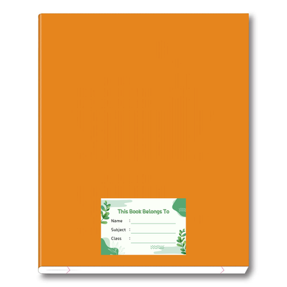 Pack of 24 |Smeeps Kids’ Nature-Themed Book Label Stickers – 7.62 x 5.08 cm – “This Book Belongs To” Writable Notebook Stickers with Leaves & Green Design | Name, Subject, Class | Pack of Eco-Inspired Labels