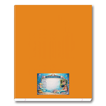 Smeeps Personalized Mermaid School Label Stickers – Pack of 10 | 3 x 2 Inch Custom Name Labels with Photo | Underwater Ocean Theme | Waterproof Premium Finish for Kids