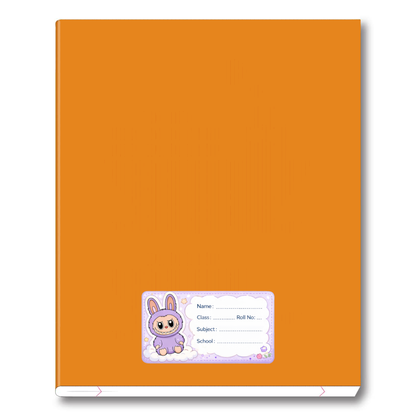 Smeeps Cute Bunny School Name Labels Sticker – 7.62 × 5.08 cm (3 × 2 Inch) Personalized Writable Notebook Labels for Kids | Cartoon Bunny School Stickers Pack of 10