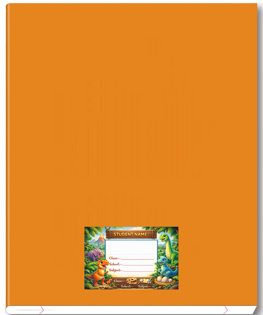 Smeeps Dinosaur Jungle School Name Labels Sticker – 7.62 × 5.08 cm (3 × 2 Inch) Personalized Writable Notebook Labels for Kids | Cute Dino Adventure Theme Sticker Pack of 10