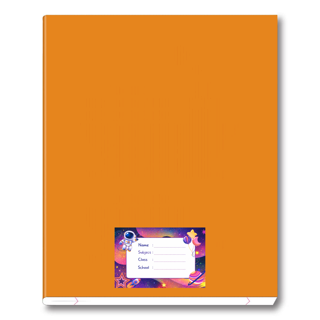Smeeps Space Theme School Name Labels Sticker – 7.62 × 5.08 cm (3 × 2 Inch) Personalized Writable Notebook Labels for Kids | Astronaut Galaxy Theme Sticker Pack of 10