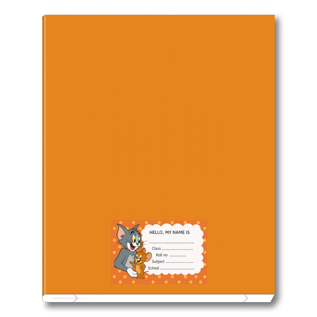 Smeeps Tom & Jerry School Label – 3.5 x 2 Inch Name Sticker | Cute Cartoon Design | Books & Notebook Label for Kids | Pack of 10