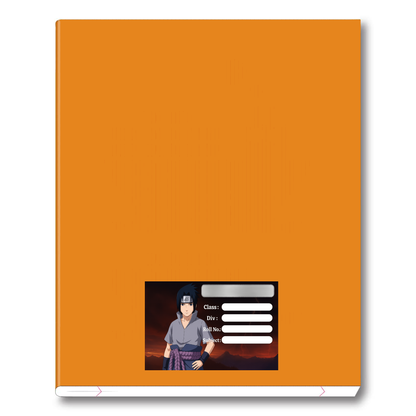 Smeeps Sasuke Anime School Label – 3.5 x 2 Inches Notebook Name Tag | Premium Gloss Finish | Durable & Waterproof | Pack of 10