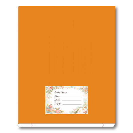 Smeeps Floral Pastel School Name Labels Sticker – 7.62 × 5.08 cm (3 × 2 Inch) Elegant Writable Notebook Labels for Kids & Students | Cute Stationery Theme Sticker Pack of 10