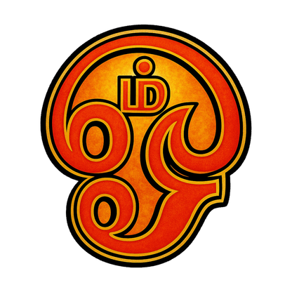 Smeeps Om Symbol Sticker – 10.16 x 8.89 cm Spiritual Car & Bike Vinyl Decal | Vibrant Orange Mandala Style | Waterproof & UV-Resistant Design