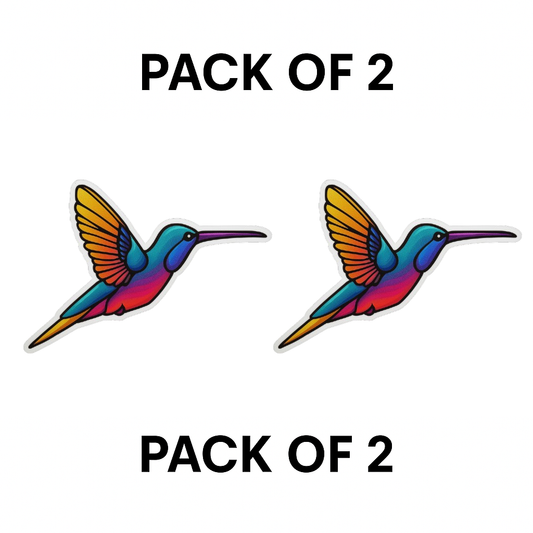 Smeeps Kingfisher Sticker – 10.16 x 14 cm Vibrant Bird Design | Multicolor Car Decal | Waterproof & Fade Resistant