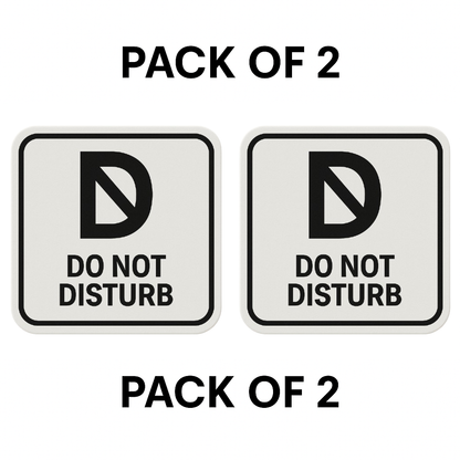 Smeeps Do Not Disturb Sticker – 14 x 14 cm | Professional Office Signage for Workspaces, Cabins & Meeting Rooms