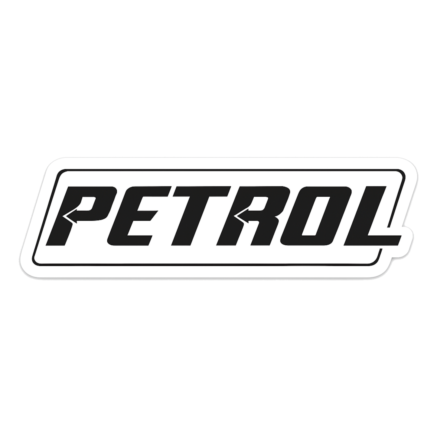 Smeeps PETROL Sticker – 9 x 7.62 cm Car & Bike Fuel Type Vinyl Decal | Bold Text Plate Design | Waterproof & Durable Label