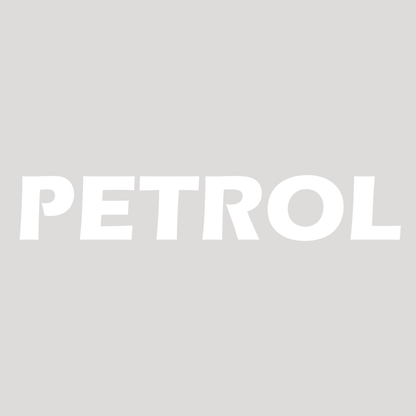 Smeeps PETROL Sticker – 10 x 2 cm Vehicle Fuel Cap Label | Bold White Text Decal | Waterproof & Durable Vinyl Design