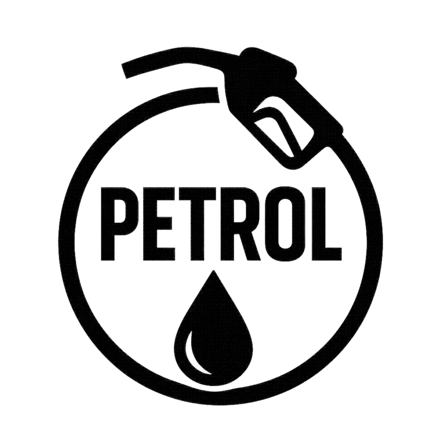 Smeeps Cute Rabbit Petrol Sticker – 10.16 x 7.62 cm Fuel Cap Vinyl Decal | Car & Bike Petrol Only Indicator | Waterproof & Durable