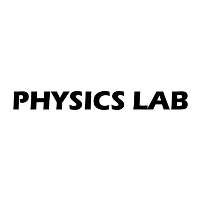 Smeeps Physics Lab Sticker – 28.3 cm x 3 cm Classroom Door Label | School Laboratory Vinyl Decal | Waterproof & Durable