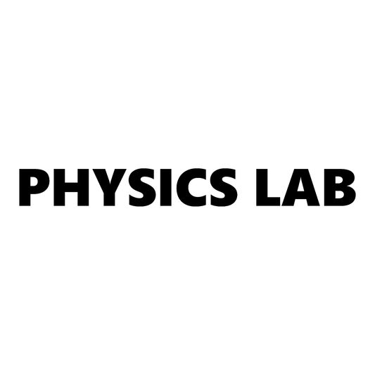 Smeeps Physics Lab Sticker – 26.8 x 3 cm Classroom Door Label | School Laboratory Vinyl Decal | Waterproof & Durable Signage Sticker