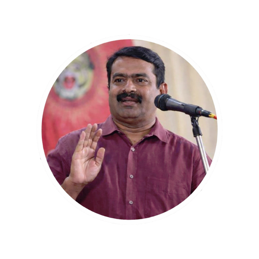 Smeeps Seeman Sticker – 10.16 cm Round Car & Bike Vinyl Decal | Waterproof Political Leader Design