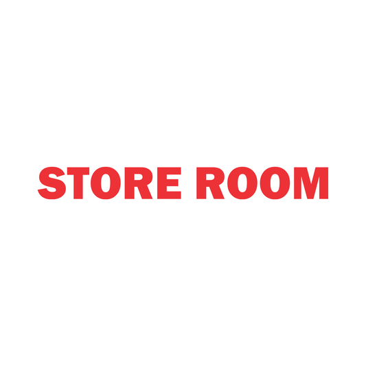 Smeeps Store Room Sticker – 13 x 1.5 cm Office & Warehouse Door Label | Waterproof Vinyl | Clear, Bold Text for Easy Identification