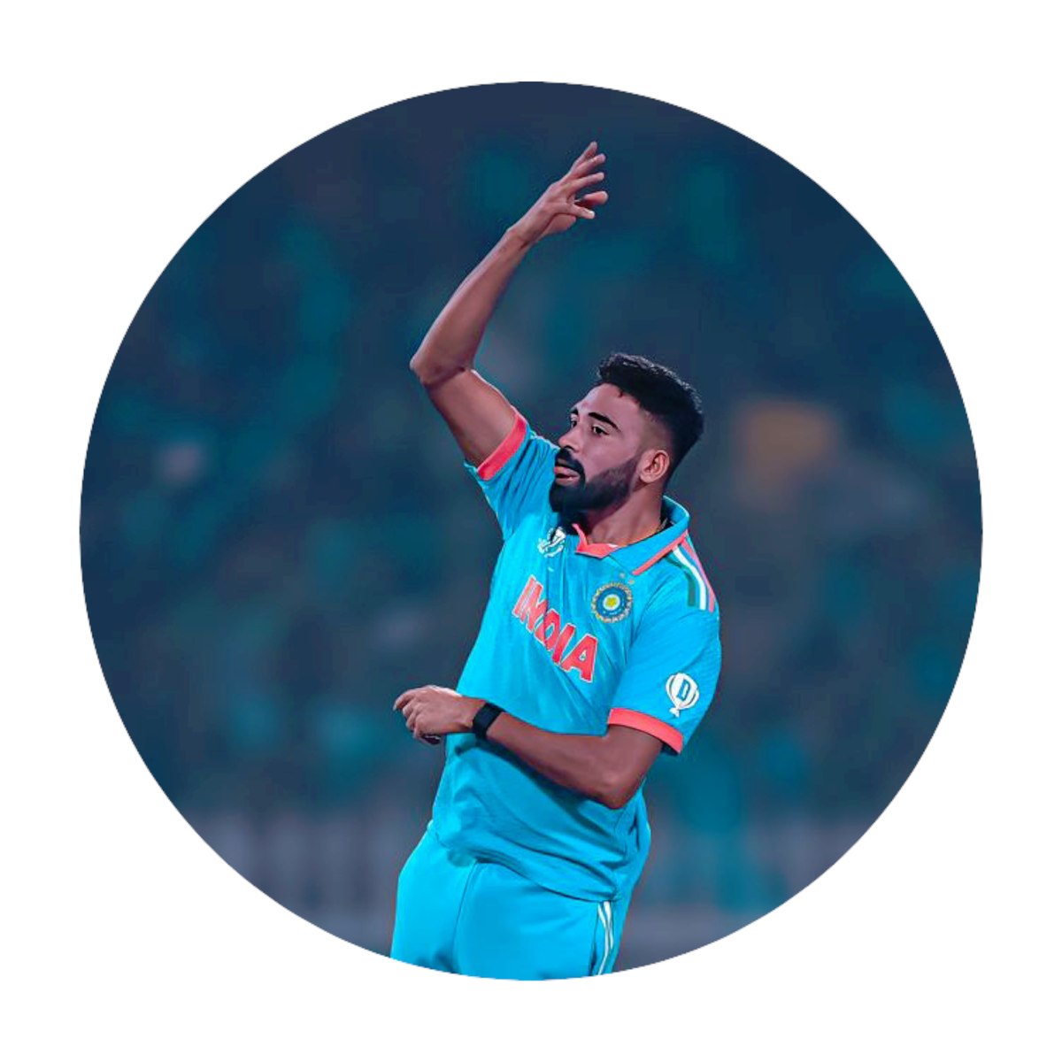 Smeeps Sachin Tendulkar Sticker – 10.16 cm (4 Inch) India Cricket Legend Fan Vinyl Decal | Waterproof UV Resistant Round Sticker