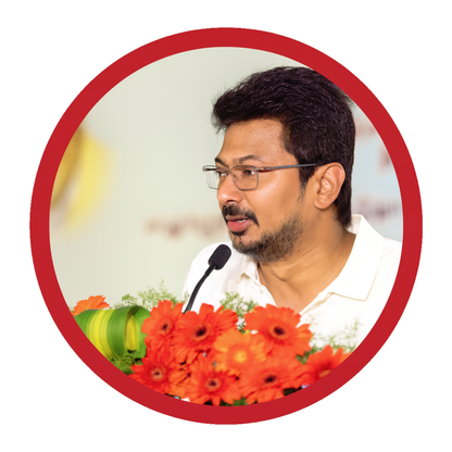 Smeeps Udhayanidhi Stalin Sticker – Premium Portrait Design | 10.16 cm Vinyl Decal | Waterproof & UV Resistant Political Sticker