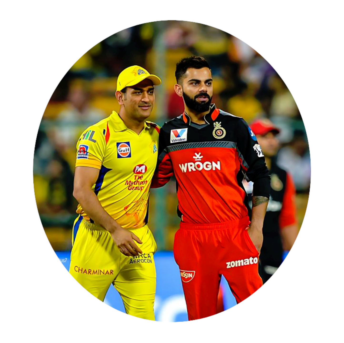 Smeeps Chris Gayle Sticker – 10.16 cm (4 Inch) West Indies Universe Boss Fan Vinyl Decal | Waterproof UV Resistant Round Cricket Sticker