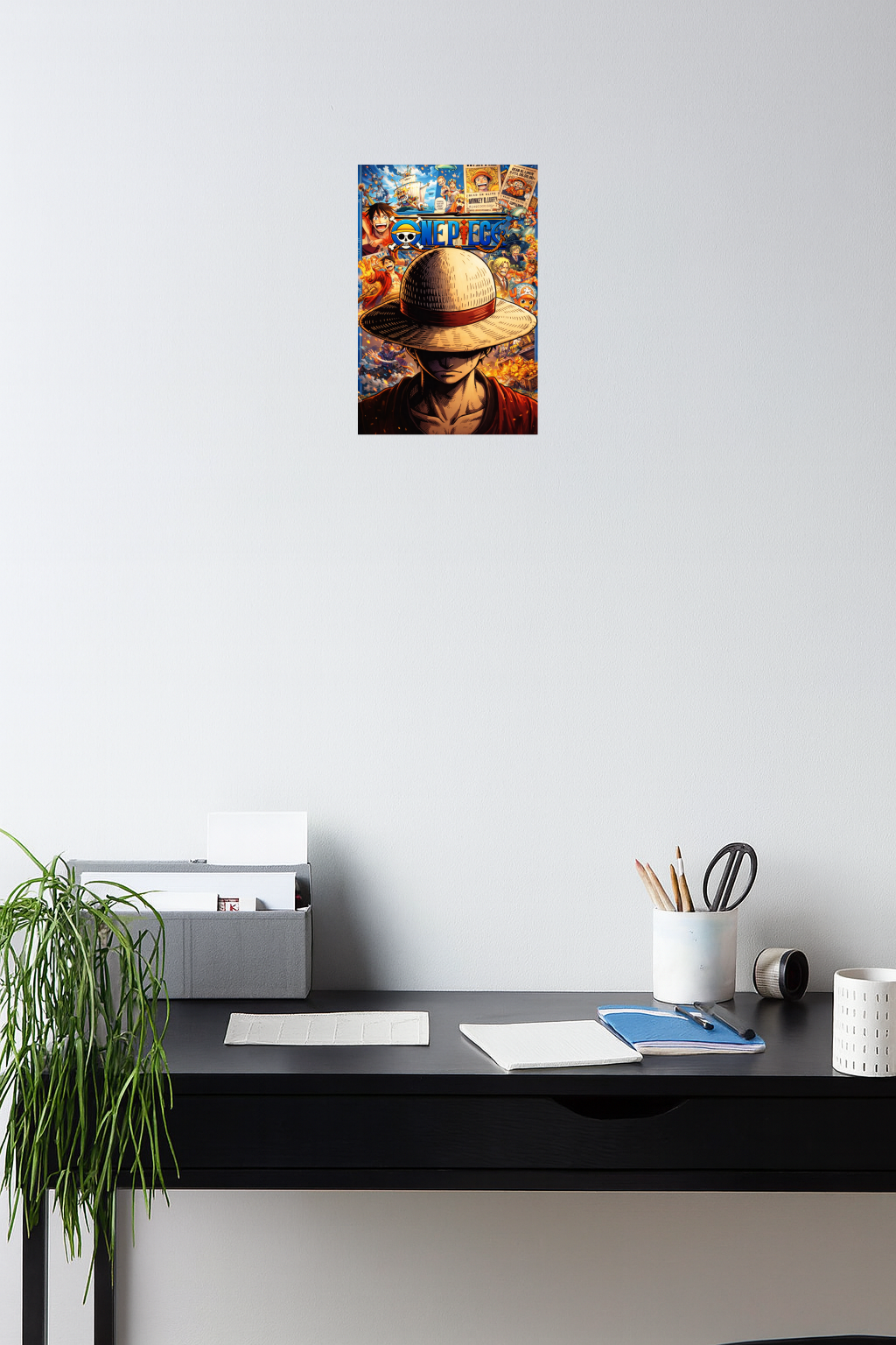 Smeeps Anime One Piece A4 Wall Poster Set – 29.7 × 21 cm (11.69 × 8.27 Inch) Premium Art Print | 300 GSM Thick Paper | NOT GUMMING | Waterproof UV Resistant Wash Proof | Pack of 10