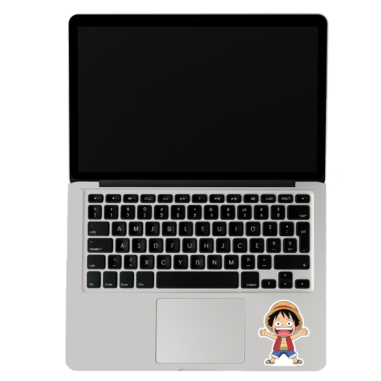 Smeeps Child Luffy Sticker – 10.16 x 7.88 cm Cute One Piece Car & Bike Vinyl Decal | Waterproof & UV-Proof Anime Sticker