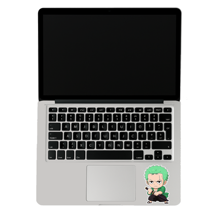 Smeeps Zoro Chibi Sticker – 11.43 x 7.62 cm Sword Pose Anime Car & Bike Decal | Waterproof & UV Resistant Vinyl