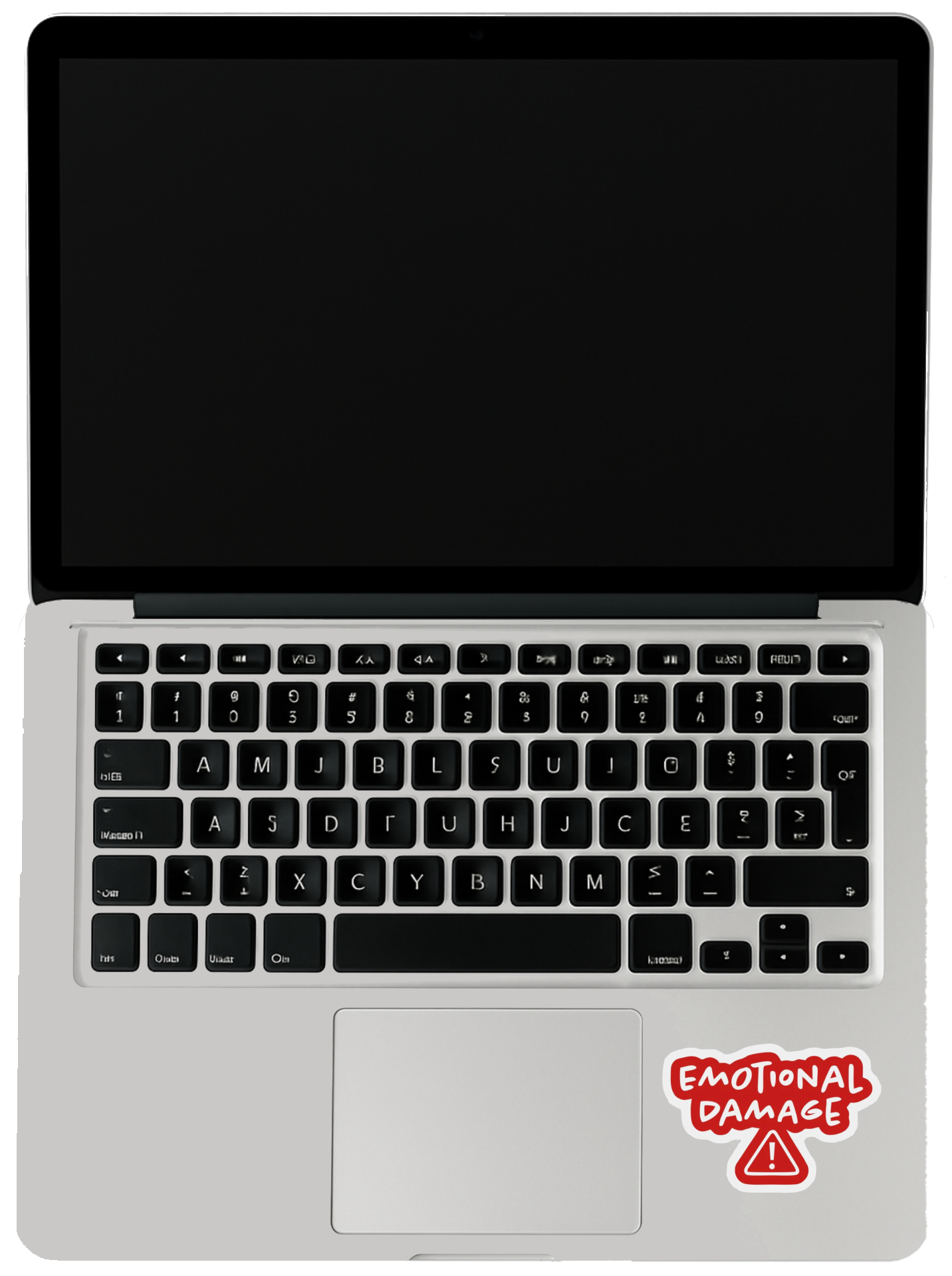 Smeeps “Emotional Damage” Sticker – 11.18 x 7.62 cm Funny Meme Vinyl Decal | Red Warning Style Design | Waterproof & UV-Resistant Car, Bike & Laptop Sticker