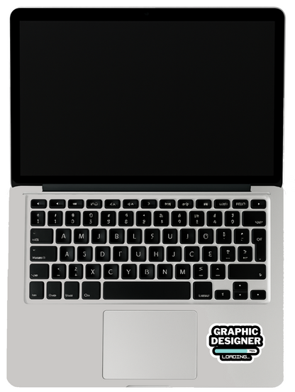 Smeeps “Graphic Designer Loading…” Sticker – 10.93 x 7.62 cm Creative Progress Bar Vinyl Decal | Funny Designer Humor Sticker | Waterproof & UV-Resistant Car, Laptop & Workspace Sticker