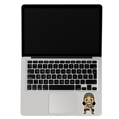Smeeps Usopp Chibi Sticker – 11.94 x 7.62 cm Car & Bike Vinyl Decal | Funny Anime Character Design | Waterproof & UV-Resistant
