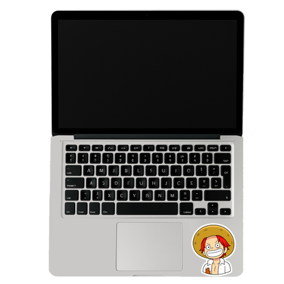 Smeeps Shanks Mini Face Sticker – 10.16 cm Car & Bike Vinyl Decal | Cute Red Hair Pirate Design | Waterproof & UV-Resistant