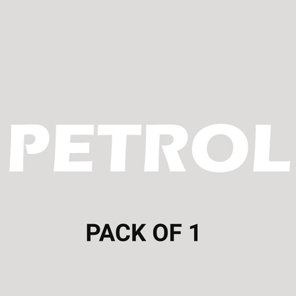 Smeeps PETROL Sticker – 10 x 2 cm Vehicle Fuel Cap Label | Bold White Text Decal | Waterproof & Durable Vinyl Design