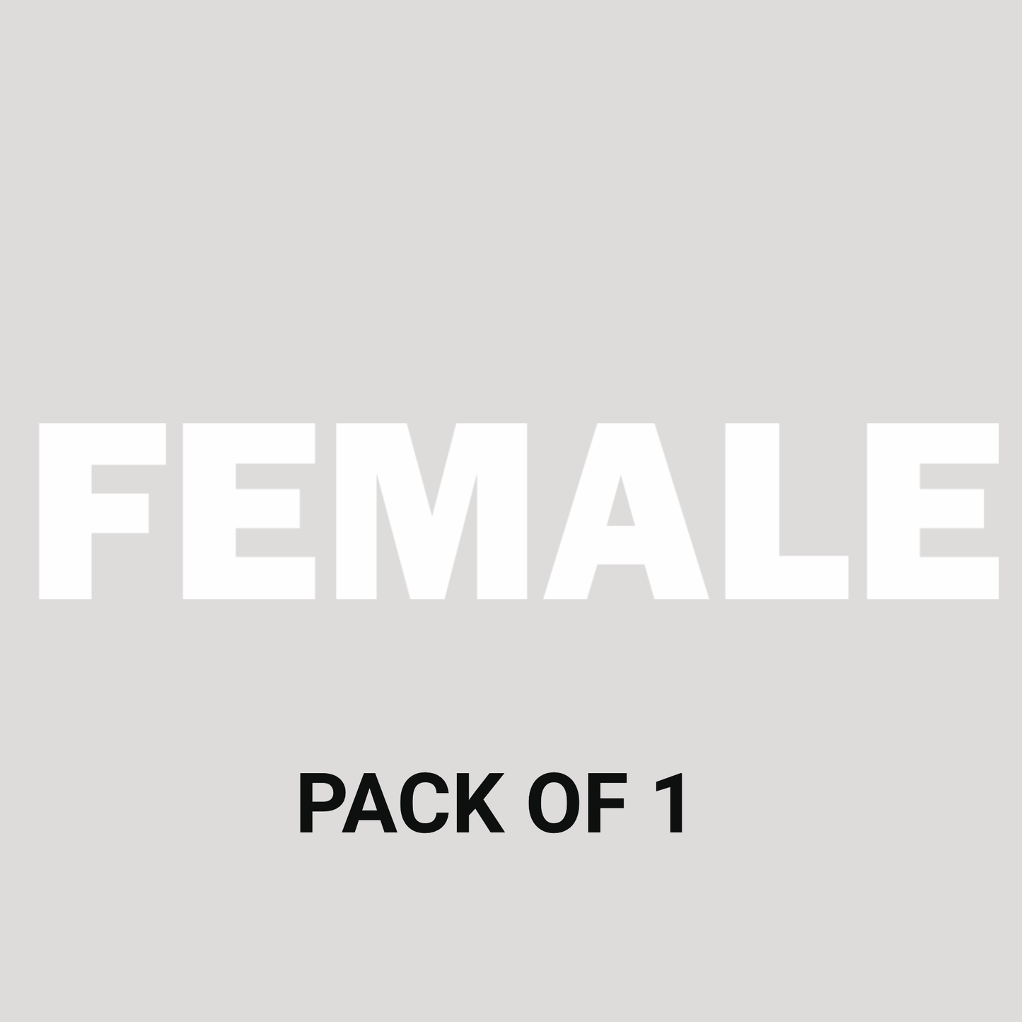 Smeeps Female Sticker – 8.3 x 1.5 cm White Text Vinyl Label | Waterproof, Durable Restroom Door Sign