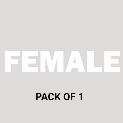 Smeeps Female Sticker – 8.3 x 1.5 cm White Text Vinyl Label | Waterproof, Durable Restroom Door Sign