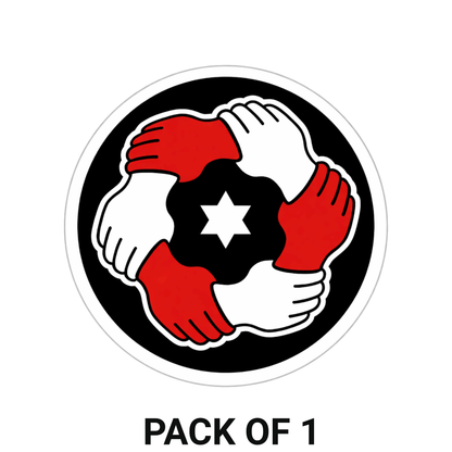 Smeeps Makkal Needhi Maiam Party Logo Sticker – 10.16 cm (4 Inch) Round Car & Bike Vinyl Decal | Waterproof UV Resistant Political Symbol Design