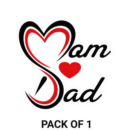 Smeeps Sam Sad Vinyl Sticker – 10.42 × 10.16 cm (4.1 × 4 Inch) Waterproof Heart Quote Sticker | UV Resistant Stylish Text Decal for Car, Bike, Laptop & Helmet | Pack of 1
