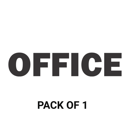 Smeeps Office Door Sticker – 9.5 x 2 cm Premium Vinyl Label | Waterproof, Wash-Proof & Durable Office Signage