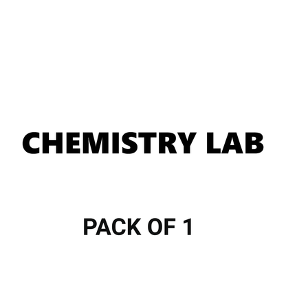 Smeeps Chemistry Lab Sticker – 33.5 cm Waterproof Vinyl Label | Bold Black Text | Science Laboratory Door Sign