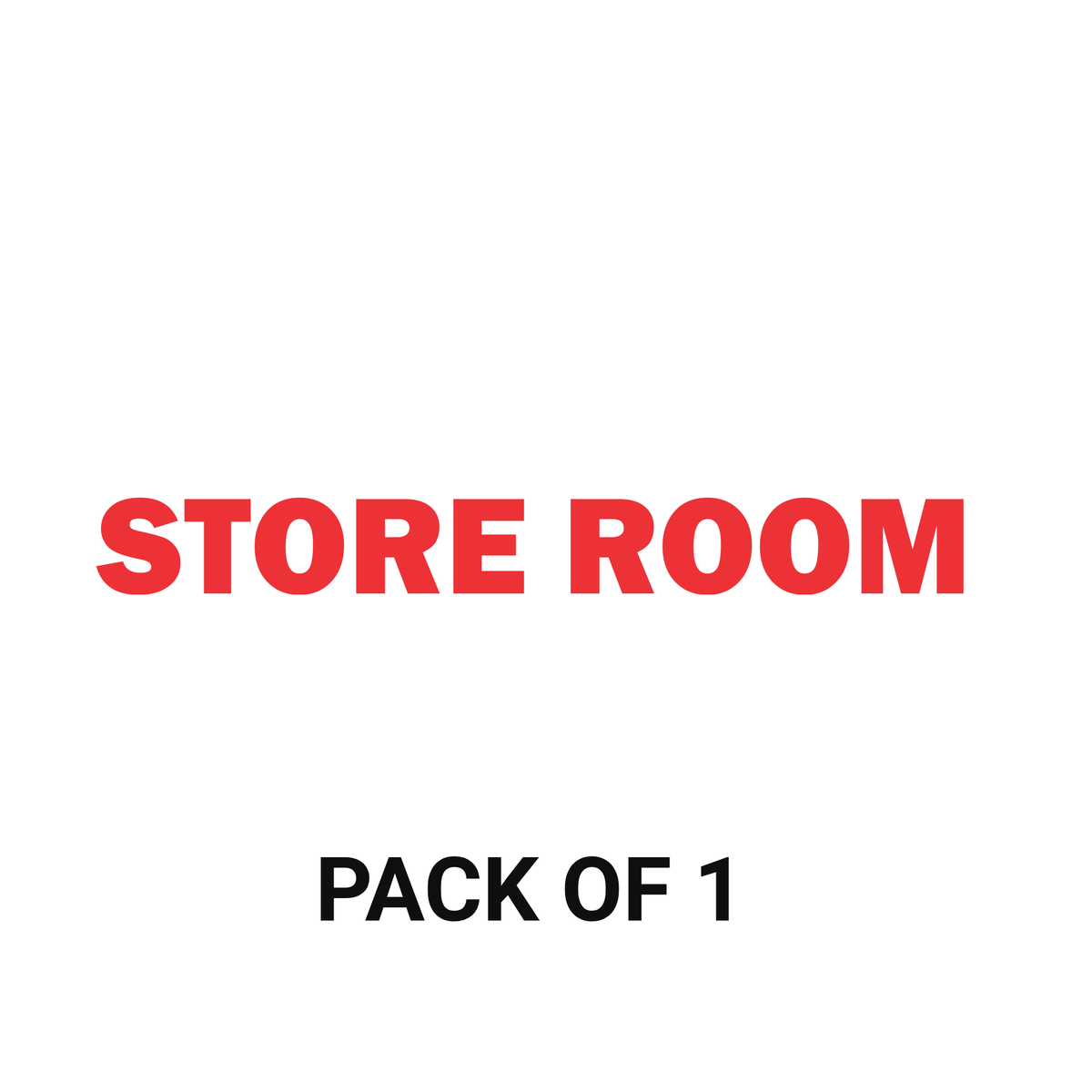 Smeeps Store Room Sticker – 13 x 1.5 cm Office & Warehouse Door Label | Waterproof Vinyl | Clear, Bold Text for Easy Identification