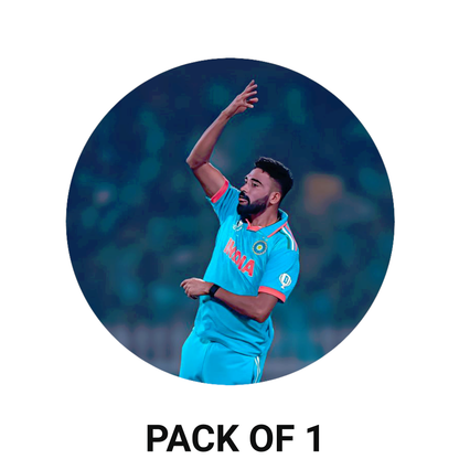 Smeeps Sachin Tendulkar Sticker – 10.16 cm (4 Inch) India Cricket Legend Fan Vinyl Decal | Waterproof UV Resistant Round Sticker