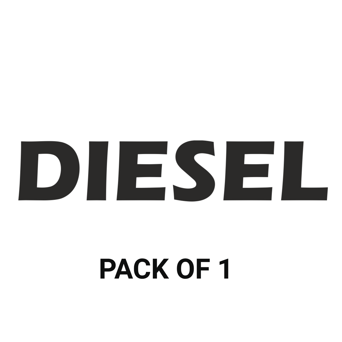 Smeeps DIESEL Text Sticker – 10 x 2 cm Bold Black Vinyl Decal | Fuel Cap Label | Clear Identification | Waterproof & UV-Resistant Design