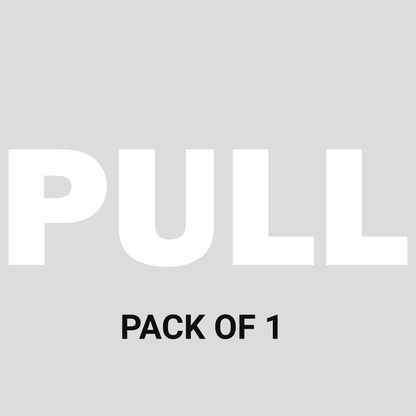 Smeeps PULL Door Sticker – 6.7 x 2 cm White Text Vinyl Label | Waterproof, Wash-Proof & Durable Door Instruction Signage