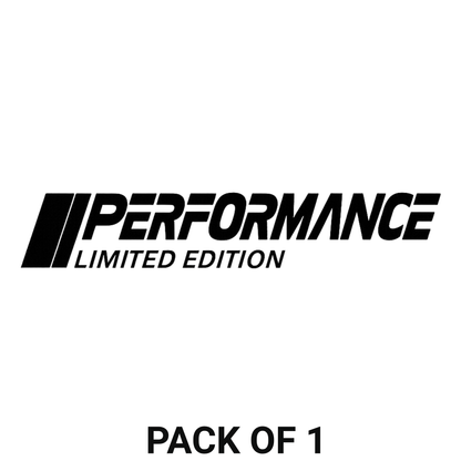 Smeeps Performance Limited Edition Sticker – 5.08 x 25.4 cm Car & Bike Vinyl Decal | Sporty Racing Text Design | Waterproof & Durable