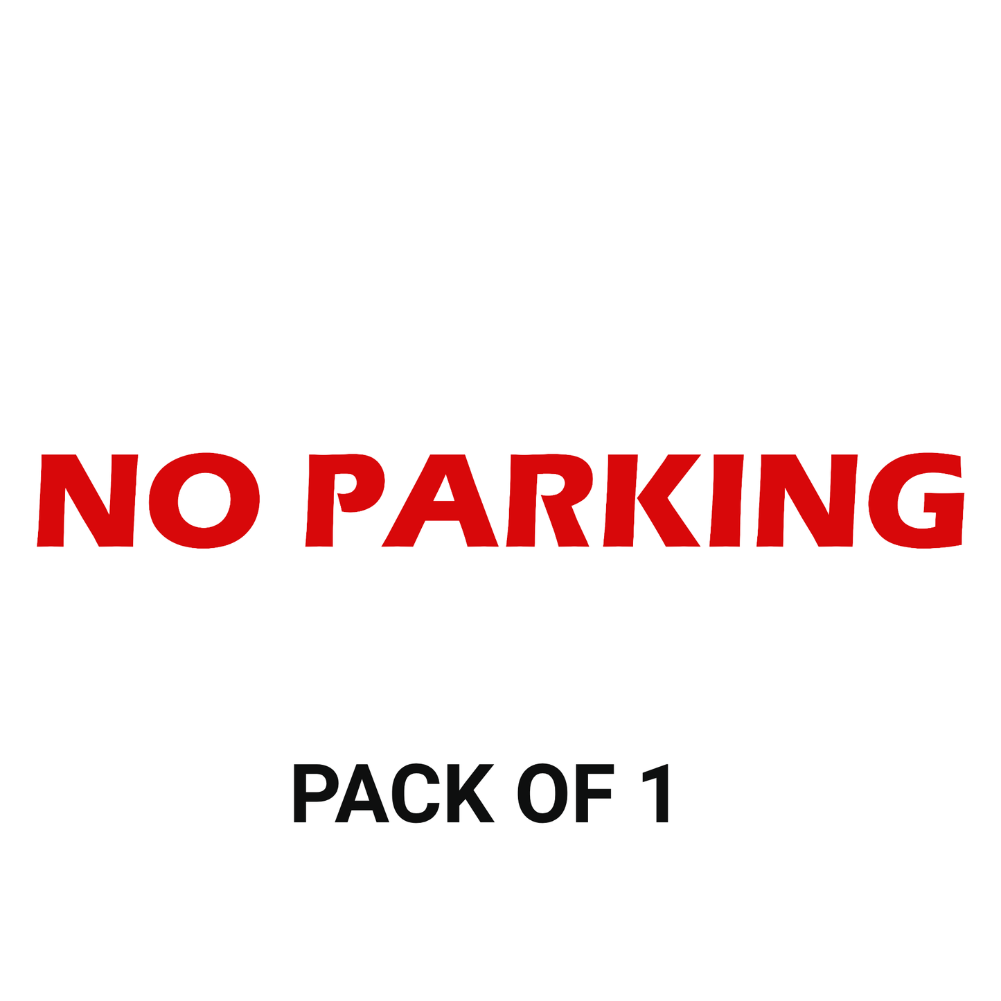 Smeeps NO PARKING Sticker – 29.2 x 3 cm Bold Red Warning Decal | Outdoor Vinyl | Waterproof & Fade-Resistant