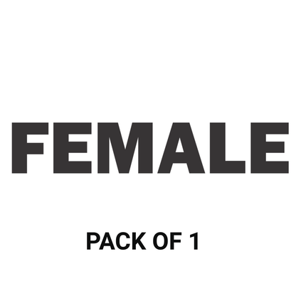 Smeeps Female Sticker – 8.3 x 1.5 cm Text Label | Waterproof, Durable Vinyl Sign for Restrooms & Offices